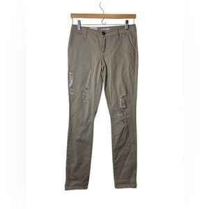 NEW BKE Casuals Khaki Pants Mollie Skinny 24R 24 R